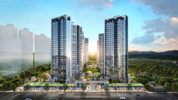 e편한세상 군산 디오션루체 투시도. © DL이앤씨