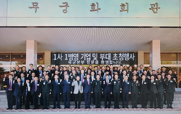 현대로템이 충남 계룡대에서 열린 '1사1병영 기업 및 부대 대표자 간담회'에 참석했다. ⓒ 현대로템