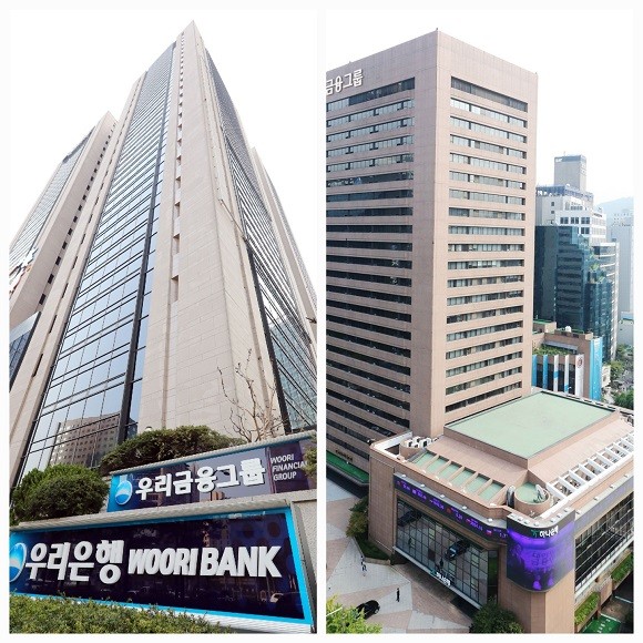 우리금융그룹과 하나금융그룹은 MZ세대 금융소비자 시선을 사로잡기 위한 브랜드 모델 선정에 발벗고 나서는 상황이다. ⓒ 각 사