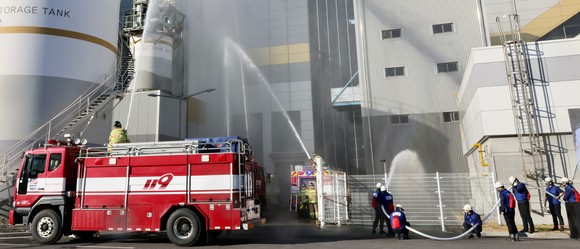 2022 재난대응 안전한국훈련 현장훈련 장면. ⓒ 보령시