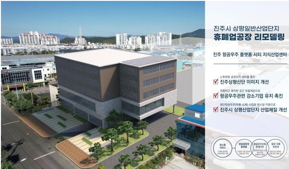 진주 상평일반산업단지 휴폐업공장 리모델링사업 조감도. ⓒ 진주시
