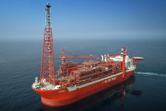 삼성중공업이 2019년에 수주해 제작한 RUBY FPSO. ⓒ 삼성중공업
