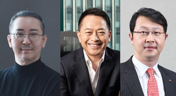 왼쪽부터 권영수 LG에너지솔루션 부회장, 최윤호 삼성SDI 대표이사 사장, 최재원 SK그룹 수석부회장. ⓒ 각사