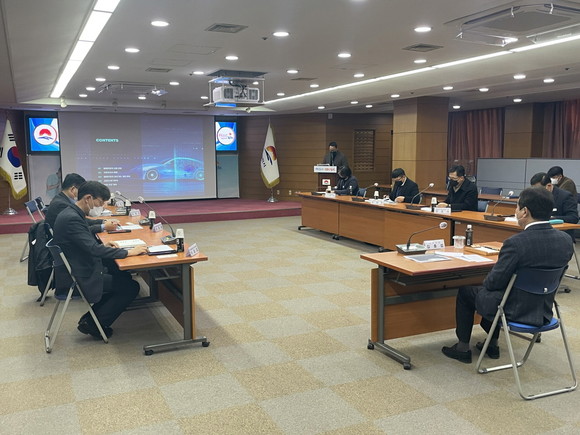 첨단자동차검사장비 생산거점 구축 연구용역 최종보고회 모습. ⓒ 김천시