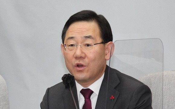 주호영 국민의힘 원내대표는 6일 원내대책회의에서 김병주 더불어민주당 의원의 발언에 대해 비판했다. ⓒ 연합뉴스