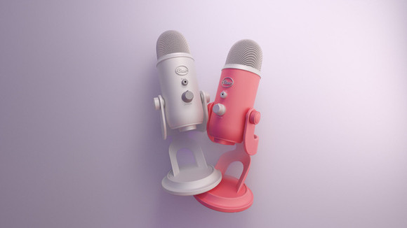 로지텍 포 크리에이터 USB 마이크 블루 예티 오로라 컬렉션. ⓒ 로지텍
