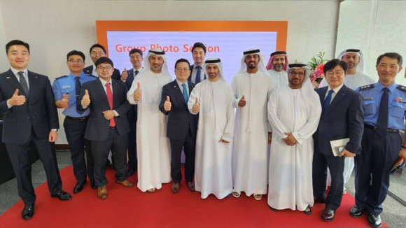 한화시스템이 UAE 아부다비에 지사를 개소했다. ⓒ 한화시스템