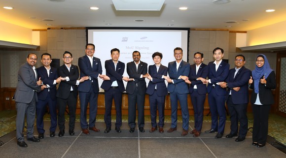 삼성중공업이 말레이시아 MISC와 해상 CCS 사업을 위한 MOU를 체결했다. ⓒ 삼성중공업