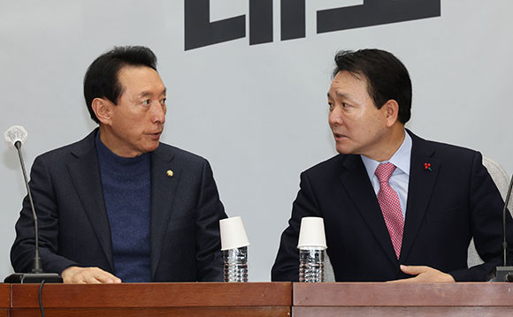 성일종 국민의힘 정책위의장은 20일 원내대책회의를 주최하면서 대공수사의 필요성을 발표했다. ⓒ 연합뉴스