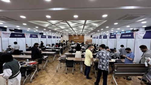 지난해 9월에 열린 2022순천웹툰페스티벌 프로그램인 웹툰잡페어. ⓒ 순천시