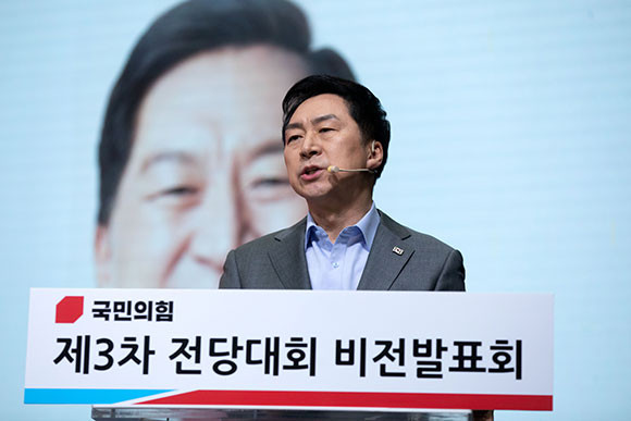 김기현 국민의힘 의원은 보수 당 정체성 강화를 표명했다. ⓒ 연합뉴스