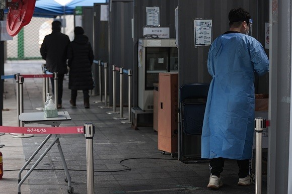 용산구 보건소 코로나19 선별검사소. ⓒ 연합뉴스