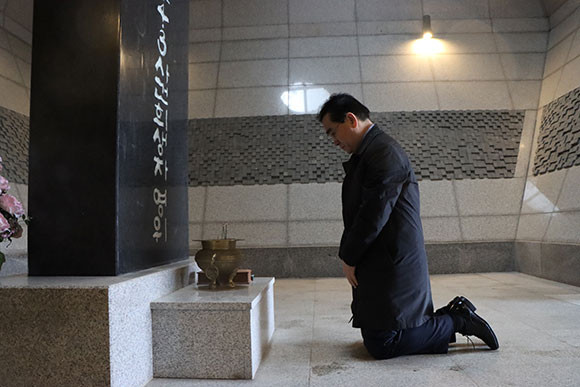 지난 13일 국민의힘 전당대회 합동연설회에서 최고위원 후보인 태영호 국민의힘 의원 발언으로 인해 논란이 됐다. ⓒ 태영호 국민의힘 의원실