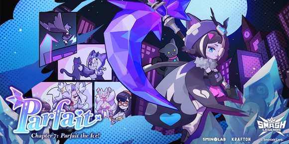 크래프톤의 독립 스튜디오 5민랩이 실시간 PVP 액션게임 '스매시 레전드'의 업데이트를 14일 진행하고 신규 레전드 '파르페'를 출시했다. ⓒ 크래프톤