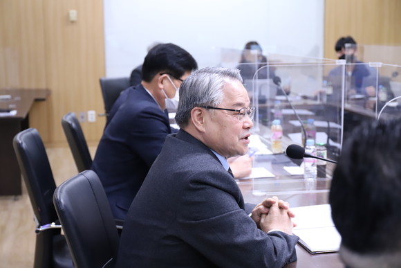 양창호 한국해운협회 상근 부회장이 21일 기자간담회를 열고 올해 경영 목표를 밝혔다. ⓒ 한국해운협회