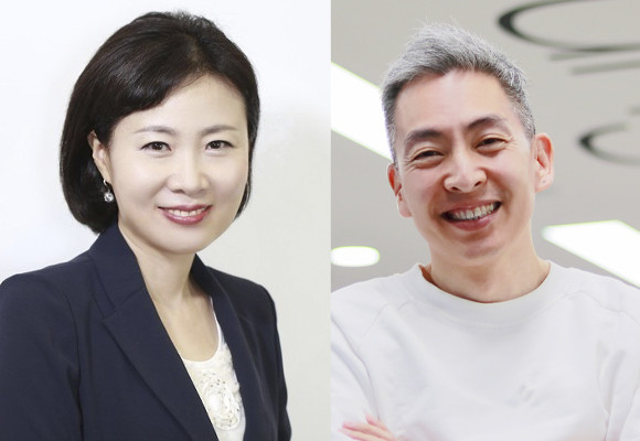 채은미 (사진 왼쪽) 전 페덱스 코리아 사장과 김정인 하이퍼라운지 대표가 SKC 사외이사 후보로 추천됐다. ⓒ SKC