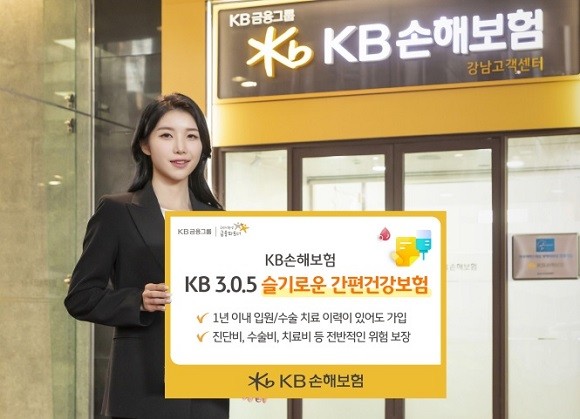 KB손해보험은 1년 이내 입원이나 수술 치료 이력이 있어도 가입 가능한 건강보험을 선보였다. ⓒ KB손해보험