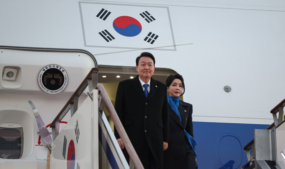 윤 대통령은 바이든 미국 대통령의 초청으로 오는 4월26일 미국을 국빈방문할 예정이다. ⓒ 대통령실