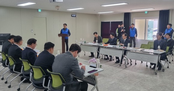대전시의회는 7일 산업건설위원 6명과 대전도시공사, 대전교통공사 등을 방문해 현장 점검하고 있다. ⓒ 의회사무국