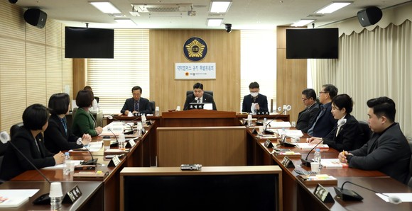 대학 캠퍼스 유치를 위한 특별위원회 제1차 회의 개최 모습. ⓒ 세종시의회