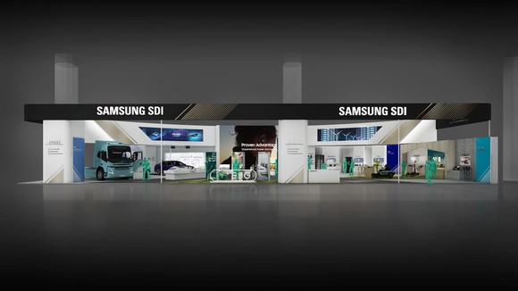 삼성SDI 인터배터리 2023 부스 조감도. ⓒ 삼성SDI