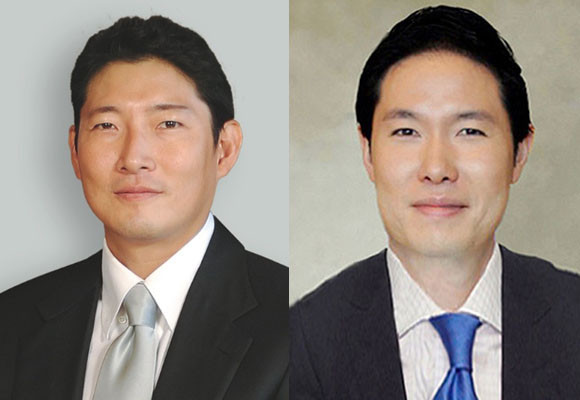 효성이 지난해 영업익 급감에도 오너일가에 과도한 보수를 지급해 논란이 불거지고 있다. 왼쪽부터 조현준 회장, 조현상 부회장. ⓒ 효성