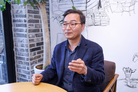 오천농협 정치화 조합장 당선자. = 김진호 기자