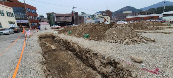 신청사 부지 3차 매장문화재 시굴조사. ⓒ 남해군