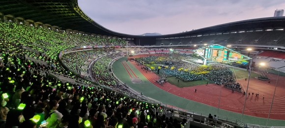 2022년 잠실 주경기장에서 열린 제28회 드림콘서트. ⓒ HD현대