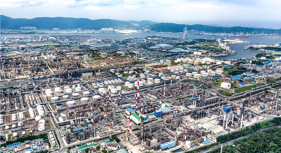 SK지오센트릭의 플라스틱 리사이클 클러스터가 조성될 SK이노베이션 울산Complex 전경. ⓒ SK지오센트릭