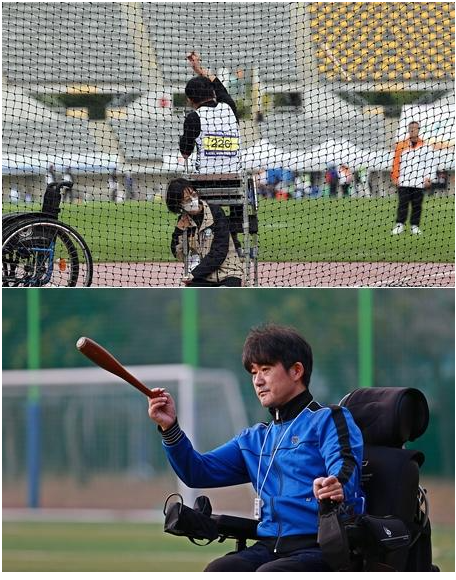 제42회 전국장애인체육대회에서 육상 필드 곤봉 던지기 종목에 참가한 엔픽셀 이원태 선수. ⓒ 엔픽셀