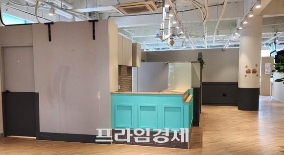 남서울대 내 푸드코드 철수 후 모습. ⓒ 프라임경제