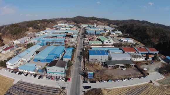 장수농공단지 전경. ⓒ 영주시