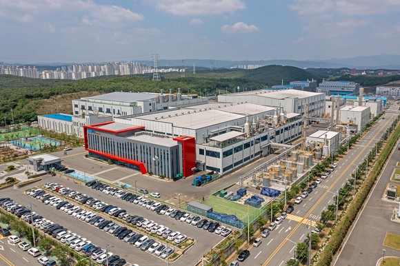 포항 영일만 산업단지 내에 위치한 에코프로머티리얼즈 전경. ⓒ 에코프로