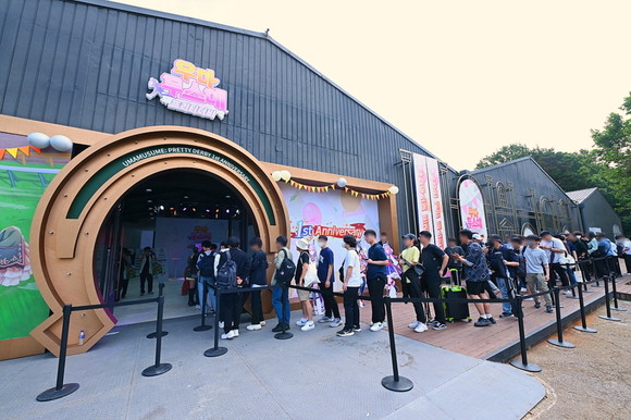 카카오게임즈는 인기 모바일 게임 '우마무스메 프리티 더비'가 서비스 1주년 기념 오프라인 행사를 성공적으로 마쳤다. ⓒ 카카오게임즈