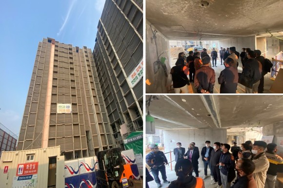 전국 최초로 수직증축 리모델링을 추진하고 있는 송파 성지아파트. ⓒ 서리협