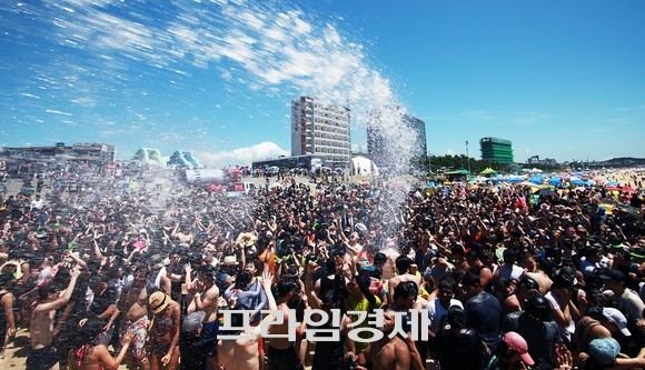 대천해수욕장 머드광장 축제 장면. ⓒ 프라임경제