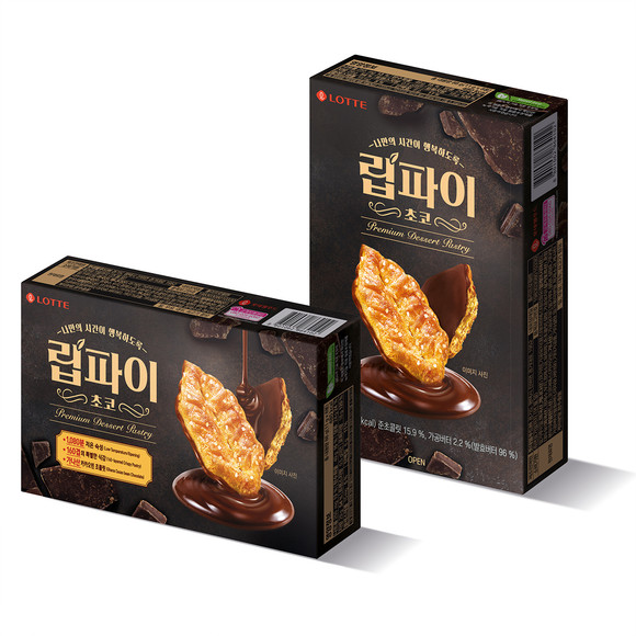 롯데웰푸드의 '립파이 초코'가 출시 50일만에 누적 판매량 100만갑을 돌파했다. ⓒ 롯데웰푸드