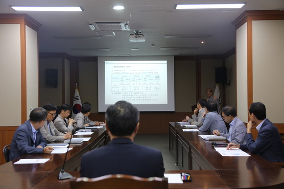 경남개발공사가 재난안전 대책본부 운영회의를 개최하고 있다. ⓒ 경남개발공사
