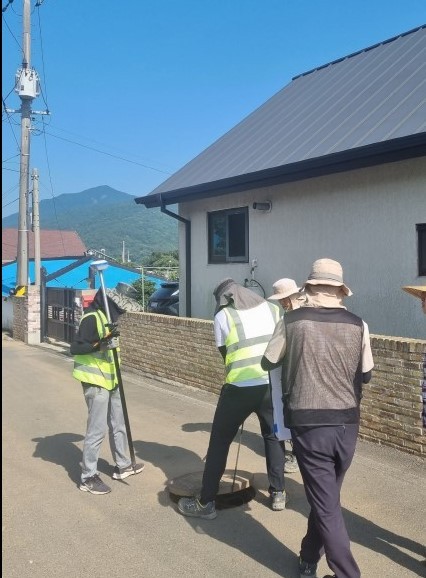 남해군이 지하시설물 전산화 사업을 하고 있다. ⓒ 남해군