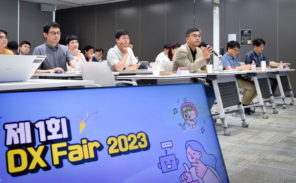 지난 28일 LG에너지솔루션 여의도 파크원 본사에서 DX 과제 성과공유회(DX Fair)가 개최됐다. ⓒ LG에너지솔루션
