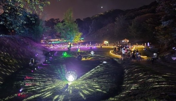 2022년 공산성 미디어아트 모습. ⓒ 공주시