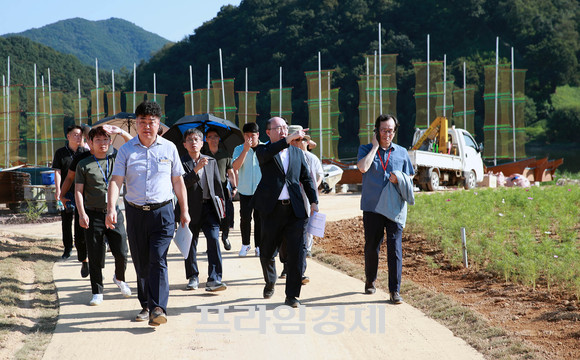김기영 충남도 행정부지사가 성공 개최를 위한 발품행정을 이어가고 있어 눈길을 끌고 있다. ⓒ 프라임경제