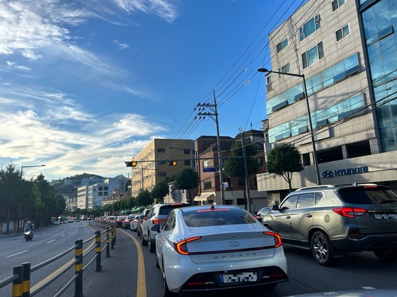 세검정 지역은 심각한 교통 체증을 겪고 있다. ⓒ 종로구 평창동 주민자치위원회