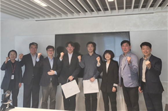 제대군인지원센터는 제대군인 주간을 맞이해 제대군인 고용 우수기업으로 선정된 유베이스에 채용된 근로자와 만남을 가졌다. ⓒ 제대군인지원센터