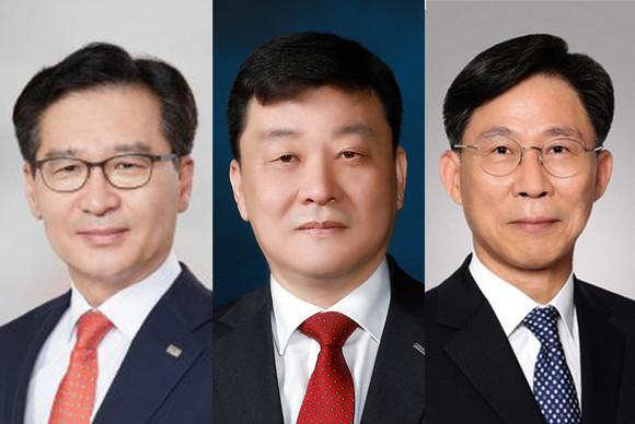 (왼쪽부터) 김재식 미래에셋생명 부회장, 편정범 교보생명 대표, 홍원학 삼성화재 대표. ⓒ 각 사