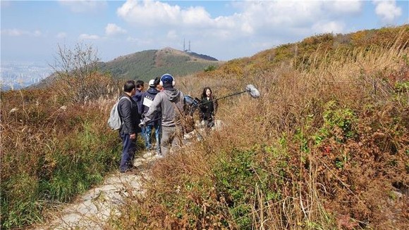 유네스코 세계지질공원 무등산을 소재로 한 단편 극영화 '초련'의 촬영 현장. ⓒ 희망문화컴퍼니