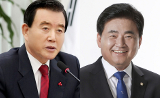 농림축산식품해양수산위원회 소속 홍문표 국민의힘 의원(사진 왼쪽)과 소병훈 더불어민주당 의원. ⓒ 프라임경제