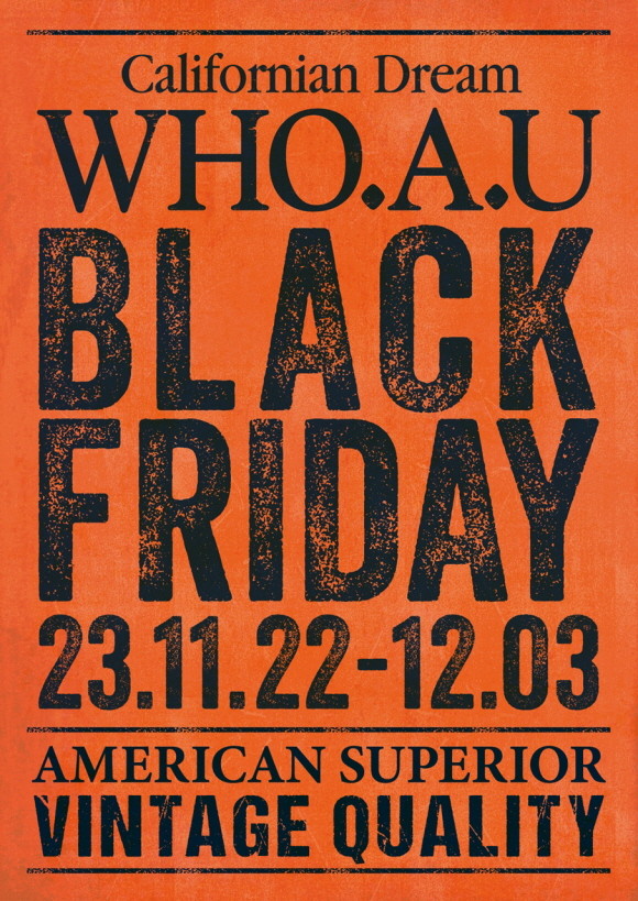 이랜드가 운영하는 아메리칸 캐주얼 브랜드 후아유가 11월22일부터 블랙프라이데이 행사를 진행한다. © 이랜드