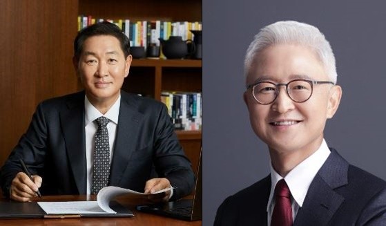 (왼쪽부터) 한종희 부회장과 경계현 사장. ⓒ 삼성전자